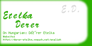 etelka derer business card